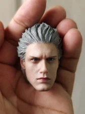 1/6 Devil May Cry 5 Vergil Head Sculpt Action Figure Collectible Toy