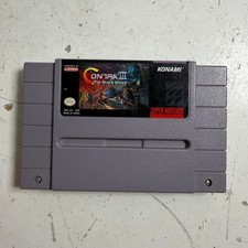 Contra III: The Alien Wars (Super Nintendo, 1992) SNES Shoot 'em Up Video Game