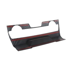 Carbon Fiber Central Console Ac Switch Panel Cover Trim For Honda Civic 2016-21 Carbon Fiber Central Console Ac Switch Panel Cover Trim For Honda Civic 2016-21