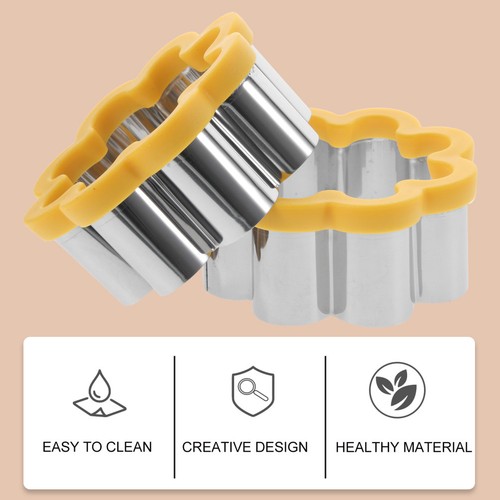  2 Pcs Stainless Steel Biscuit Molds Egg Rings Cookie Baking Tool - Zdjęcie 5 z 12