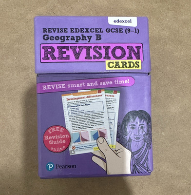 Pearson Edexcel GCSE 9-1 Geography B Revision Cards Flashcards Online Edition