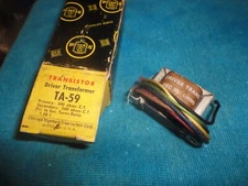 NOS STANCOR TA-59 TRANSISTOR DRIVER TRANSFORMER - PRI 500 CT , SEC 200 CT OHMS