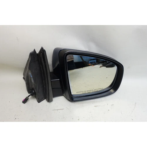 10-13 BMW E70 X5 Right Power-Fold Side Mirror Deep-Sea Blue Top View Camera OEM