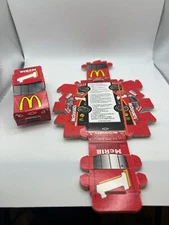 McDonald’s 2012 Promotional McRib Cardboard Build Your Own Race Car Lot of 9 New
