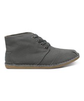 Men's Toms Desert Botas Boots Charcoal Canvas W55 Sr Men's Toms Desert Botas Boots Charcoal Canvas W55 Sr