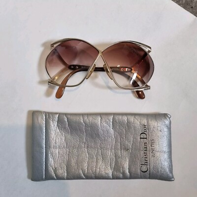 Christian Dior 2056 41 Vintage Butterfly Sunglasses 1980's
