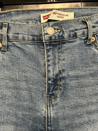 Levis 502 jeans Boys Sz. 18 Reg 29x29 distressed Camouflage repair patch EUC - Picture 3 of 21