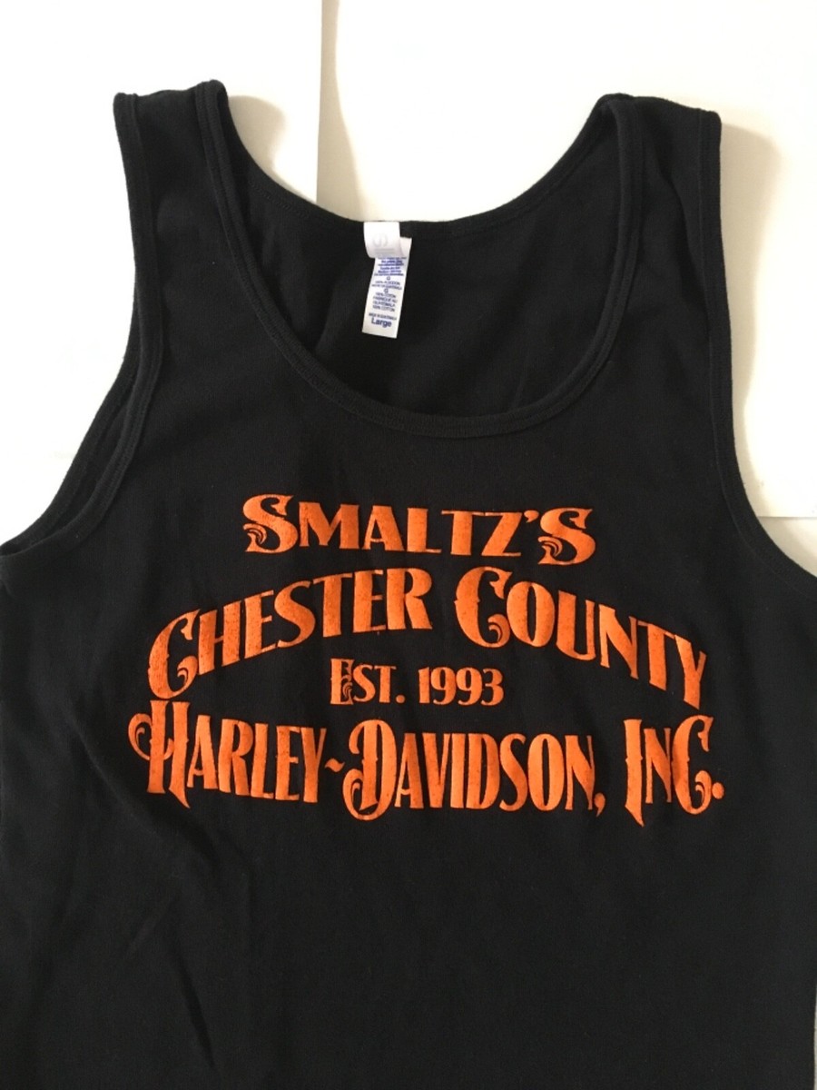 Harley Davidson & Laconia タンクトップ S Vintage Harley Davidson Lacy Women's Tank Top Laconia N.H. | eBay