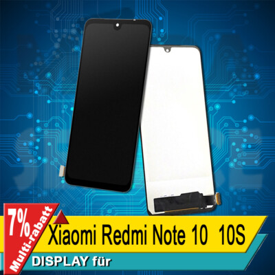 Display Für Xiaomi Redmi Note 10 / 10S Komplettes Bildschirm Lcd Touch INCELL