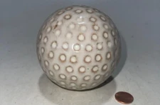 Decorative Sphere Orb Golf Ball Textured 3.25" Porcelain