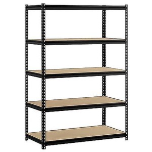 Wide Metal Shelving Unit Garage Steel 