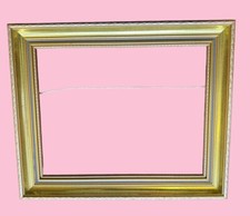 Vintage Art Frame Gold for Art Measuring 14? X 11?