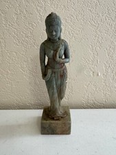 Hindu Indian Carved Soapstone Figure Buddha G...