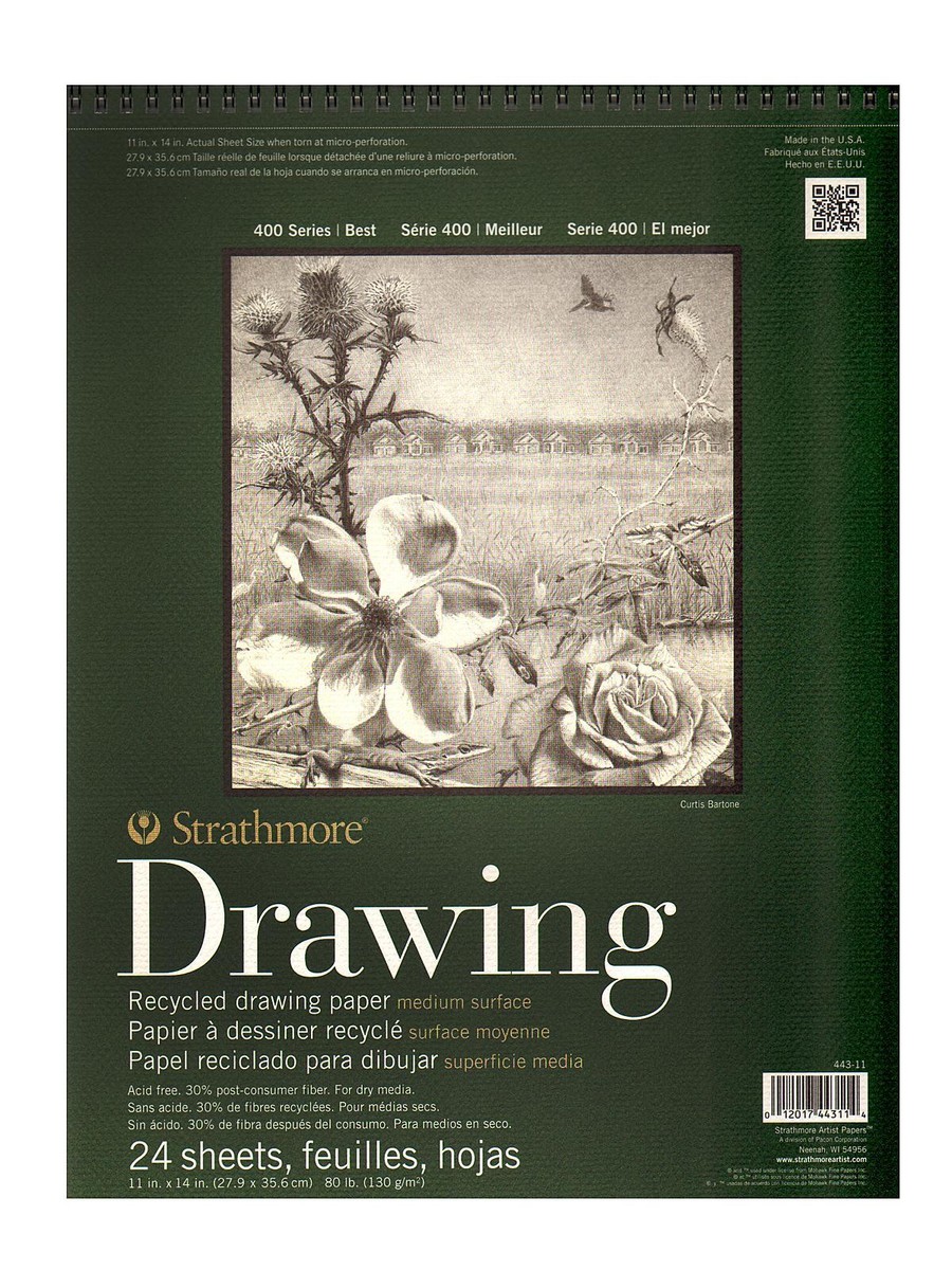 Strathmore 400 Series Recycled Drawing Pad 18 X 24 (24