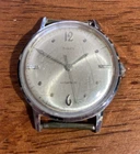 Timex Marlin 1960s Silver Tone Mens Vintage Mechanical Handwind Watch For Repair