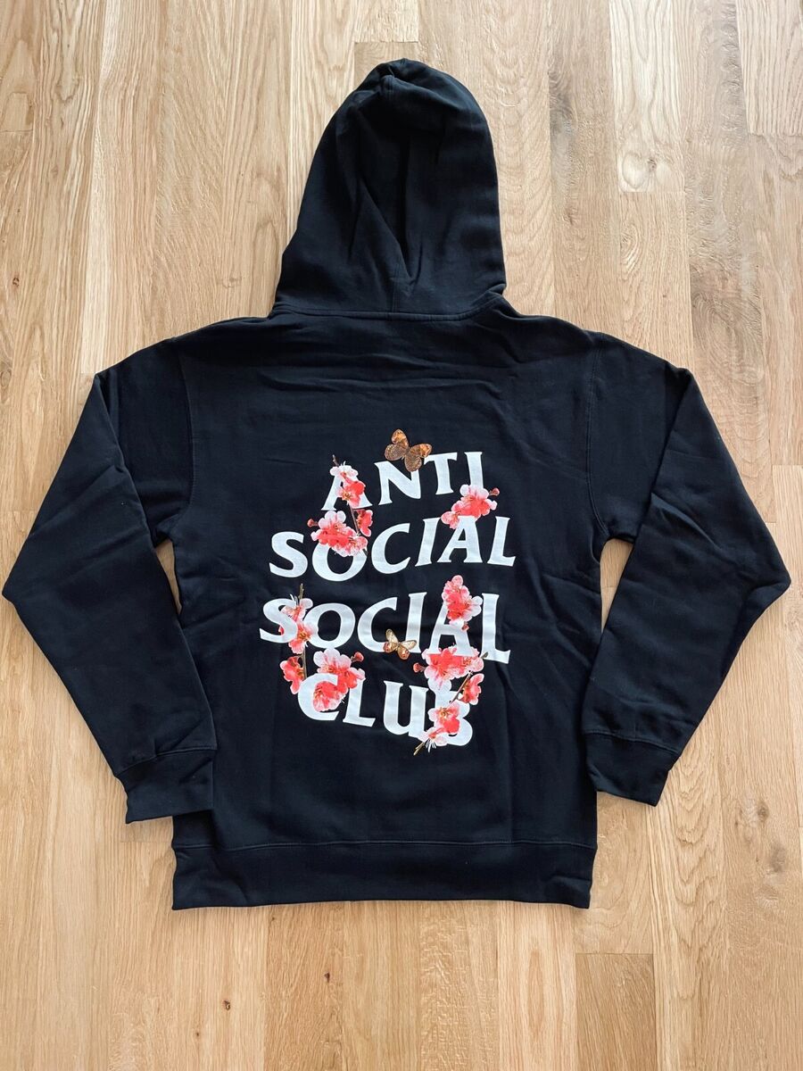 Anti Social Social Club Kkoch Hoodie Black Authentic and Brand New