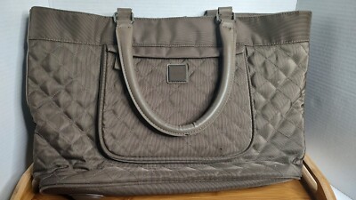 Calvin Klein Large Nude Quilted Tote Bag