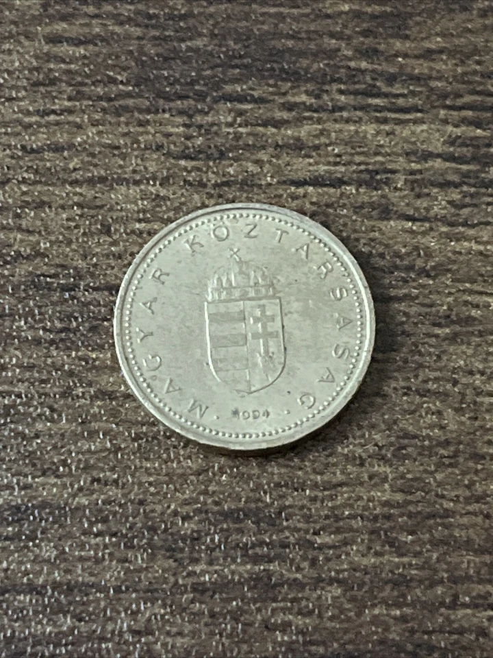 1994 Hungary 1 Forint Hungary Nickel Brass Actual Coin TK5927* - Image 2 of 3