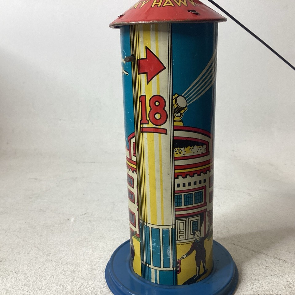 Vintage Louis Marx & Co Sky Hawk Tin Tower Aeroplane 1083 eBay