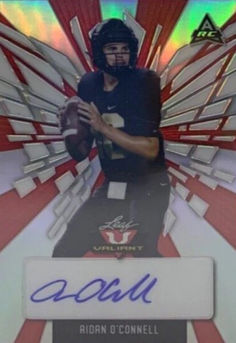 2022 Leaf Valiant Aidan O'Connell #BA-AO1