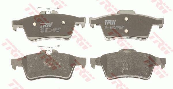 Plaquettes de frein TRW GDB2086 anti-bruit pour stopper les sifflements