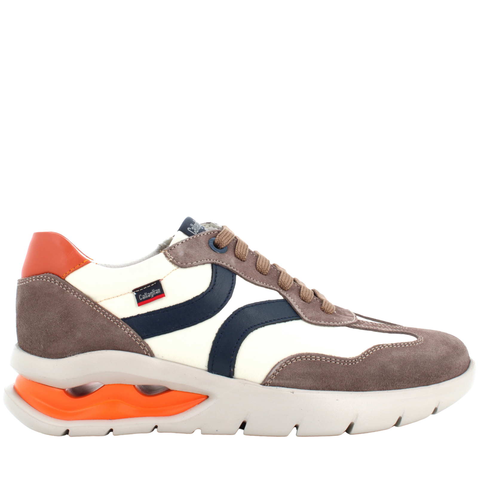 Кроссовки Callaghan basse uomo 45408 CREMA-MARRONE Р22