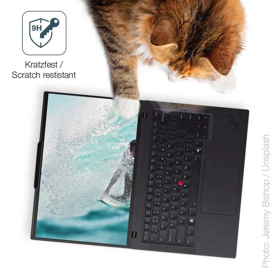 2x Screen Protector for Lenovo Campus ThinkPad P14s Gen 5 matte Flexible Glass - Image 3 of 4