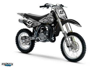 Graphics Decal Kit For Suzuki RM85 (2001-2023) RM Thunder Series - Smoke