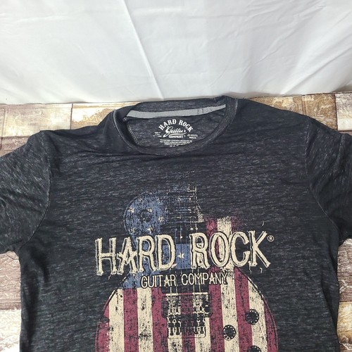 Hard Rock Cafe Womens Burn Out T Shirt Las Vegas Size Medium - Picture 3 of 5