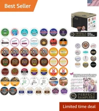 Individually Packaged 50 Count Dark Roast Coffee Variety for Flavor Exploration