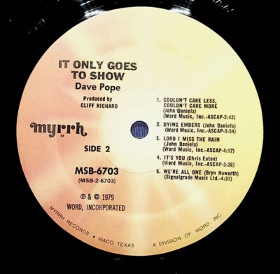 Dave Pope - It Only Goes To Show レコード s-l400.jpg