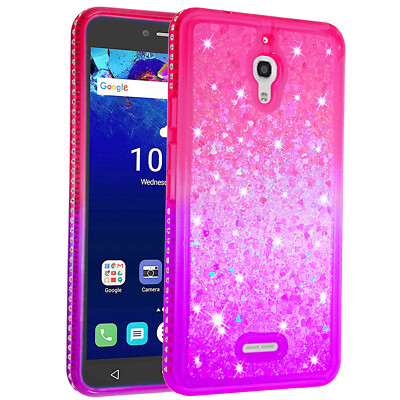 Shockproof Silicone Quicksand Phone Case For Alcatel PIXI 4/1X Evolve/7 Folio
