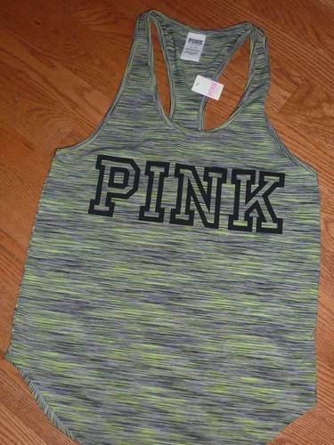 Débardeur Victoria's Secret PINK – Campus Miami – Poche Rose – Taille Plus – Neuf