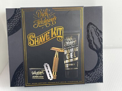 Dick Johnson's Original Shave Kit Includes Razor Five Blades And