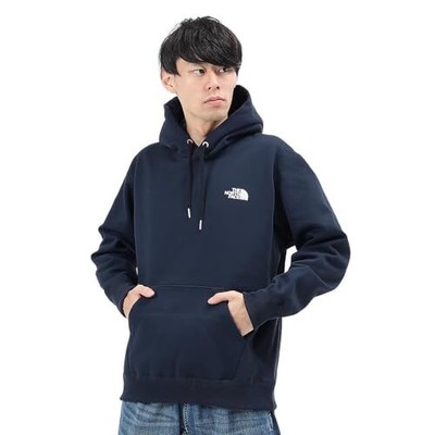 New The North Face Back Square Logo Hoodie Urban Navy M! | eBay