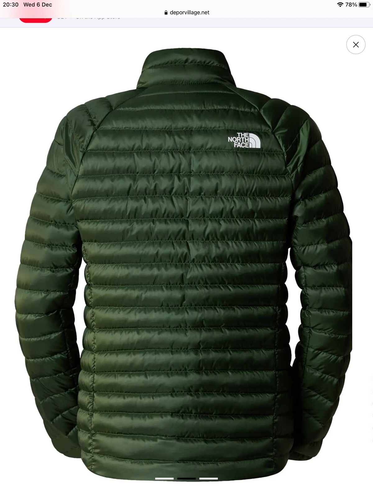 north face jacket mens green large eBay