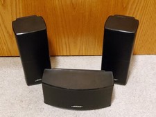 Bose AV 520 Acoustimass Home Theater Speakers 2 Surround 1 Center Channel