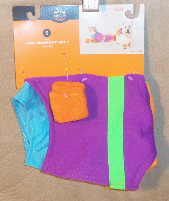 NEW Hyde & EEK! Boutique Dog Cat Costume 1980s Workout Set - SMALL up to 25 lbs
