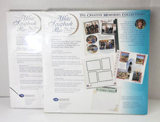 2 Creative Memories 12x12 White Scrapbook Pages 30 Sheets/60 Pages Total RCM-12S