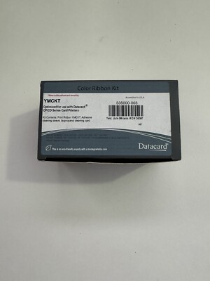 535000-003 Color YMCKT Ribbon For Datacard CP CD Series Printer 500 Prints