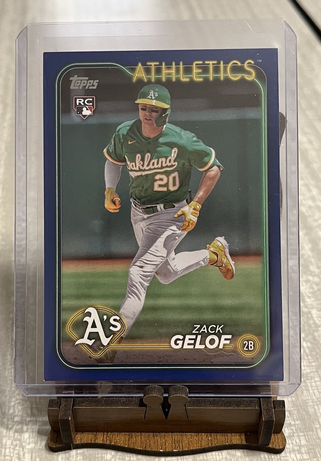 ZACK GELOF RC - Royal Blue Parallel - 2024 Topps Series 1 #166