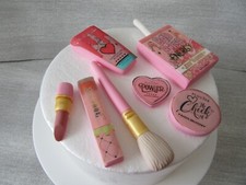 Edible Handmade P Louise Make up Cake Topper Fondant Sugar Paste Decoration