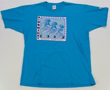 Rare Vintage Nike Bloomsday Run Finisher Spell Out Swoosh 1992 T Shirt 90s SZ XL