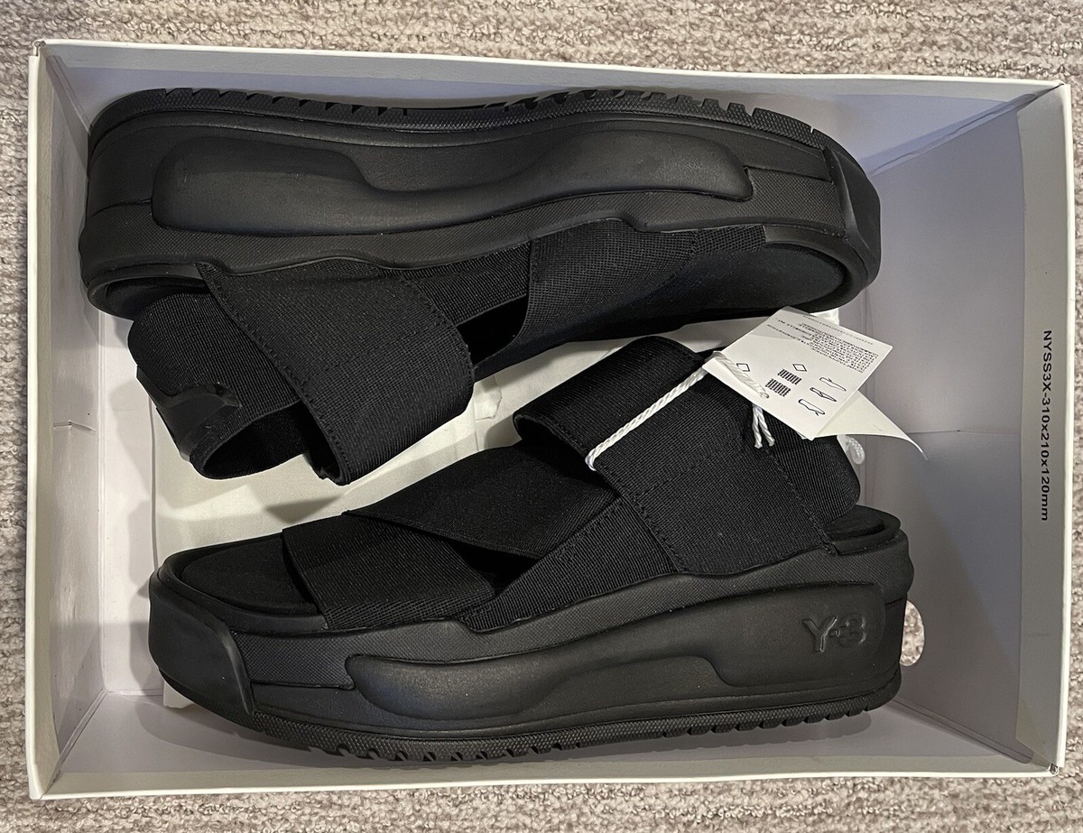 ADIDAS Y-3 YOHI YAMAMOTO RIVALRY Black Sports SANDALS UNISEX ADIDAS Y-3 YOHI YAMAMOTO RIVALRY Black Sports SANDALS UNISEX