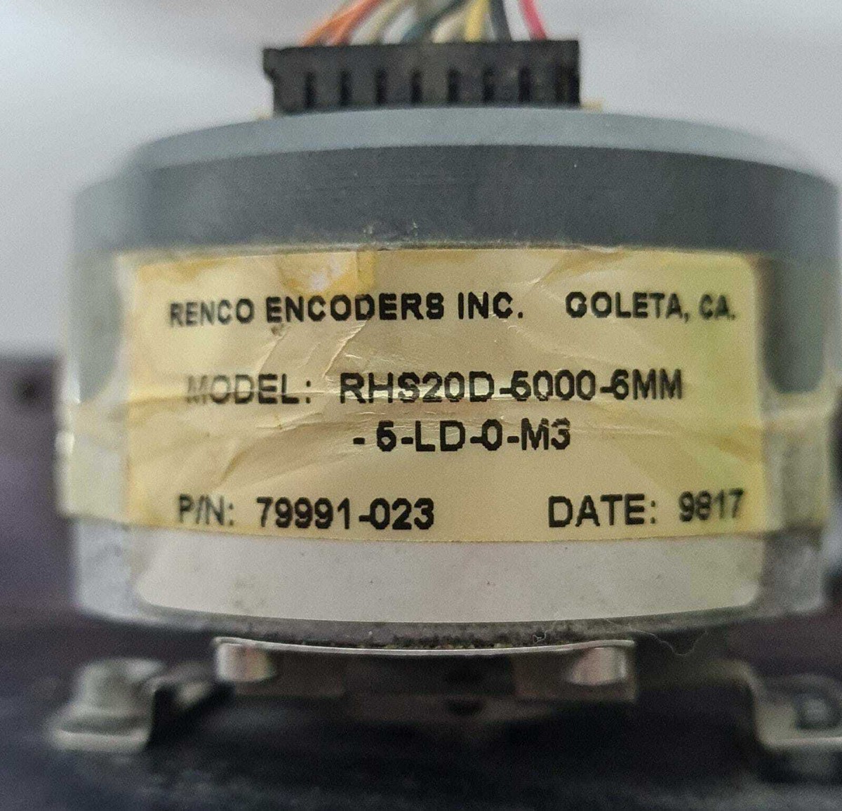 ギャラリー RENCO ENCODERS RHS20D- 5000- 6MM- 5- LD- 0- M3 W/ HEDL- 5645 S12