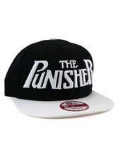 New Era Classic Punisher Title 9fifty Snapback Hat Adjustable Marvel Comic Black