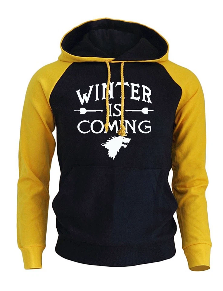 SUDADERAS JUEGO DE TRONOS GAME OF THRONES HOMBRE CAPUCHA CASA STARK ROPA SERIE - Imagen 3 de 4
