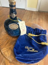 Chivas Royal Salute Scotch Whisky 21 Years Empty Wade Ceramic Bottle w/ Bag