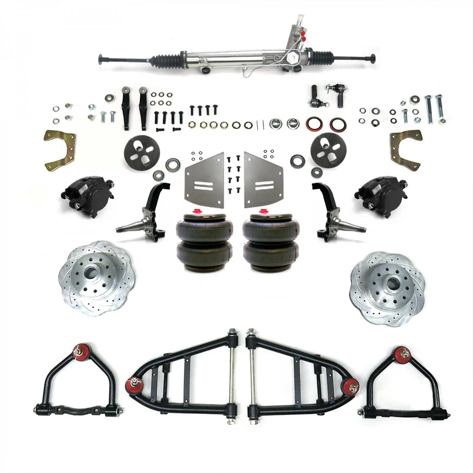 49-64 Studebaker Car Mustang II IFS Air Ride Stock 5x5,5 Power LHD Rack Sin Xmem Foto 2 de 4