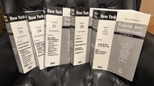 2024 Pji New York State Pattern Jury Instructions Civil Complete Set New